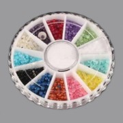 Scatolina 12 scomparti per rocailles e piccoli accessori x1