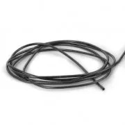 Canutiglia liscia  per ricamo - per spille & bijoux ricamati 1 mm Black