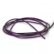 Canutiglia liscia  per ricamo - per spille & bijoux ricamati 1 mm Violet