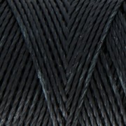 Bobina di filo cerato Linhasita per micro macramè 0,75 mm - Grigio antracite (691) x228m
