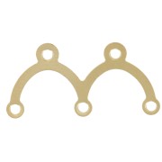 Connettori/distanziatori 2 ponti 17x8,5 mm dorato x10|raw }}