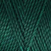 Bobina di filo cerato Linhasita per micro macramè 1 mm - Smeraldo (386) x168m