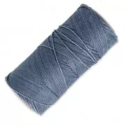 Bobina di filo cerato Linhasita per micro macramè 1 mm - Jeans (384) x168m