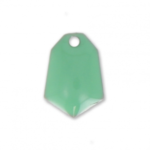 Sequins diamand en métal et résine époxy 9x13 mm Mint x6