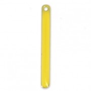 Barrette in metallo e resina epossidica 3x28 mm Giallo x4