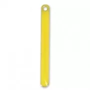 Barrette in metallo e resina epossidica 3x28 mm Giallo x4