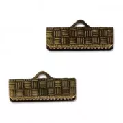 Terminali da stringere 16 mm bronzo x4