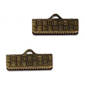 Terminali da stringere 16 mm bronzo x4