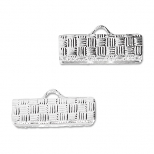 Terminali da stringere mm. 16 Placcatura argento fino x4