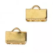 Ghiere lisce e ad artiglio da 10 mm Dorato con oro fino x4