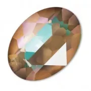 Cabochon PureCrystal 4120 ovale mm. 18x13 Crystal Cappuccino DeLite x1