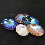 Cabochon PureCrystal 4127 ovale mm. 30x22  Crystal Light Grey DeLite x1