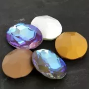 Cabochon PureCrystal 4127 ovale mm. 30x22  Crystal Light Grey DeLite x1