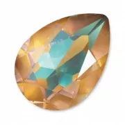 Cabochon PureCrystal 4320 pera mm. 14x10 Crystal Ochre DeLite x1