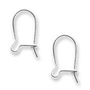 Ganci per orecchini mm. 19 in Argento 925 x4|raw }}