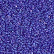 Miyuki Delica 11/0 DB0864 - Mat Transparent Cobalt AB x8g