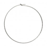 Orecchini brillantinati da decorare mm. 45 x mm. 0.7 in Argento 925 x2|raw }}