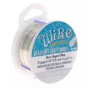 Filo di rame Craft Wire soft  0.81mm argenté x 5.48 m