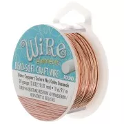 Filo di rame Craft Wire soft 0.81mm Naturale x 9.14 m
