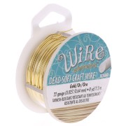 Filo di rame Craft Wire morbido 0.64 mm doré x 7.31 m|raw }}