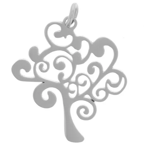 Ciondolo albero 20x18 mm in Acciaio inox 316L x1