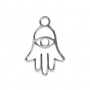 Ciondolomain de Fatima 14.5x9.5 mm in Acciaio inox x1