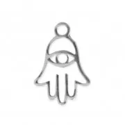 Ciondolomain de Fatima 14.5x9.5 mm in Acciaio inox x1