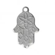 Ciondolo mano di fatima 24x6 mm in Acciaio inox x1