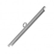 Terminale per tessitura di perline 32 mm rodiato x1