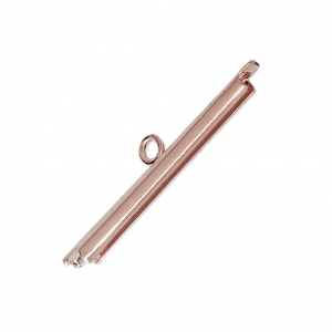 Terminale per tessitura di perline 26 mm oro rosa x1