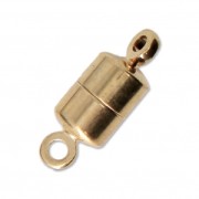 Chiusura magnetica mm. 19x7 dorato con oro fino x1|raw }}
