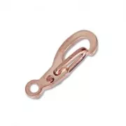 Chiusure a moschettone di sicurezza da 13 mm - Dorato rosa x4