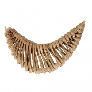 Mezzaluna in rattan 29x46 mm per creazioni DIY x1