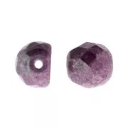 Cabochono Sfaccettati 6 mm Opaque Luster Amethyst x25