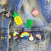 Base per realizzare un Pin's  10 mm rodio x1