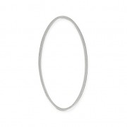 Anello di montaggio e tessitura ovale 26x16 mm rodiato|raw }}