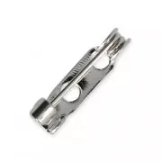 Fermaglio mm. 15.5 rodiato x1