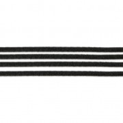 Filo elastico con guaina per creazioni DIY 1.3 mm Nero x 1 m