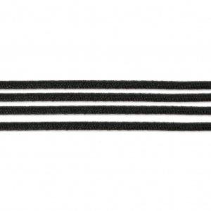 Filo elastico con guaina per creazioni DIY 1.3 mm Nero x 1 m