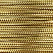 Cordone di cotone e lurex 1 mm dorato x 1 m