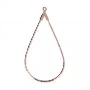 Orecchini 45x23 mm Dorato x2