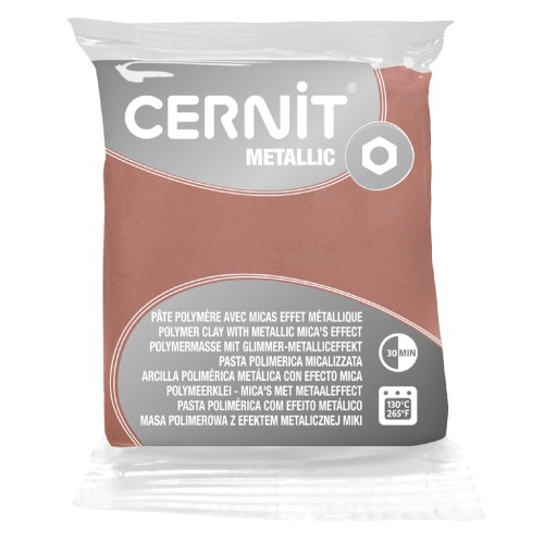 Pasta Cernit Metallic 56gr Oro rosa