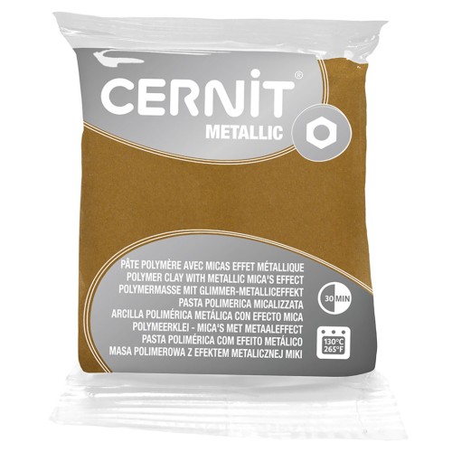 Pasta Cernit Metallic 56gr Oro ricco