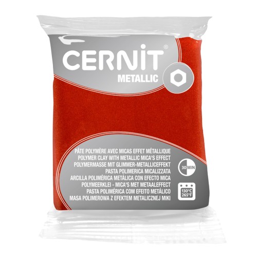 Pasta Cernit Metallic 56gr Rame