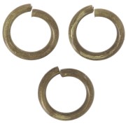 Anellini aperti rotondi 5x0.8 mm bronzo x25|raw }}