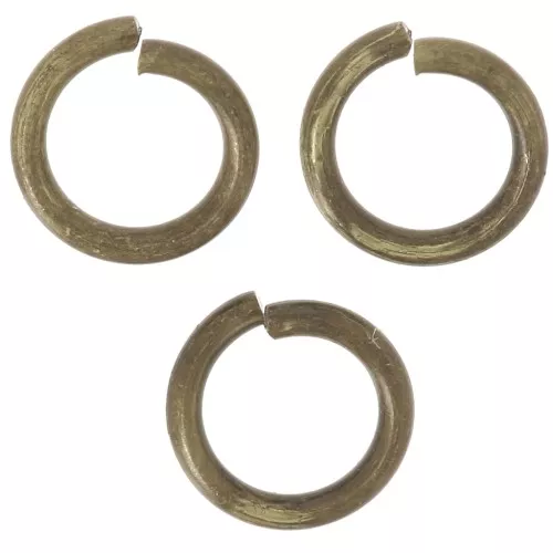 Anellini aperti rotondi 5x0.8 mm bronzo x25
