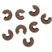 Schiaccini con finitura diamantata da 5,5 mm - Rame invecchiato x50