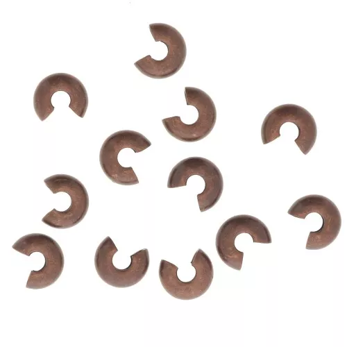 Coprischiaccini 4 mm rame antico x50