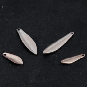 Ciondoli gocce 19.5 mm oro rosa x4