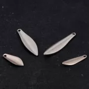 Ciondoli gocce 19.5 mm oro rosa x4